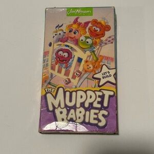 Jim Henson’s Muppet Babies VHS Tape Let’s Build